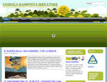 Tablet Screenshot of camping-croatia.com